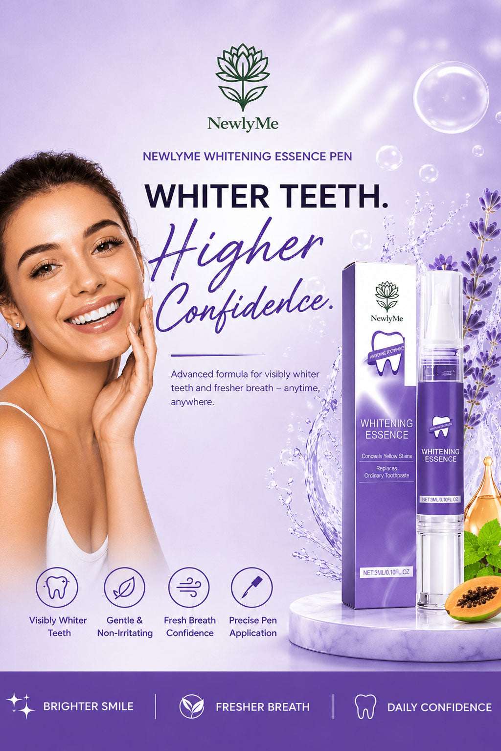 Magical Teeth Whitening Pen for brightening and whitening teeth 