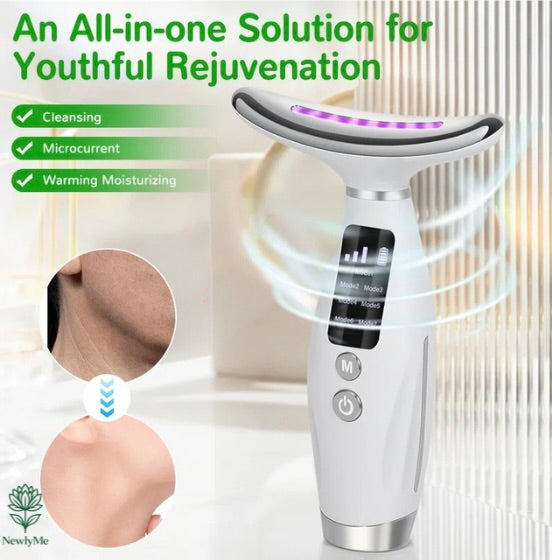 7 Color Facial Massager for Enhanced Face Neck and Shoulder Care