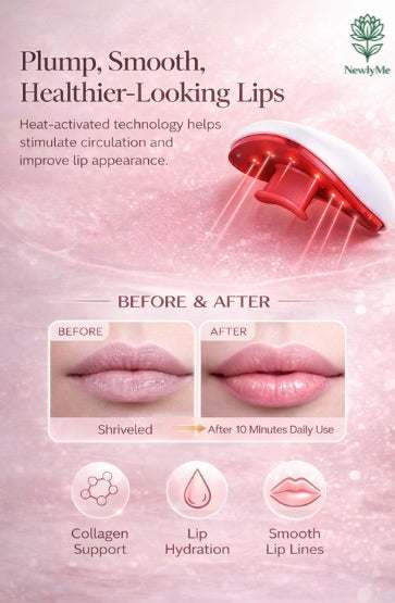 Lip Plumper Red Light Therapy 2 In 1 Lip And Eye Care