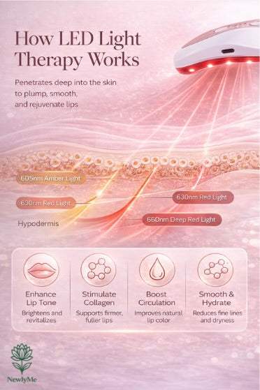 Lip Plumper Red Light Therapy 2 In 1 Lip And Eye Care