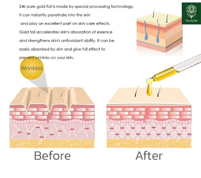24k Gold Hyaluronic Acid Nicotinamide Face Serum