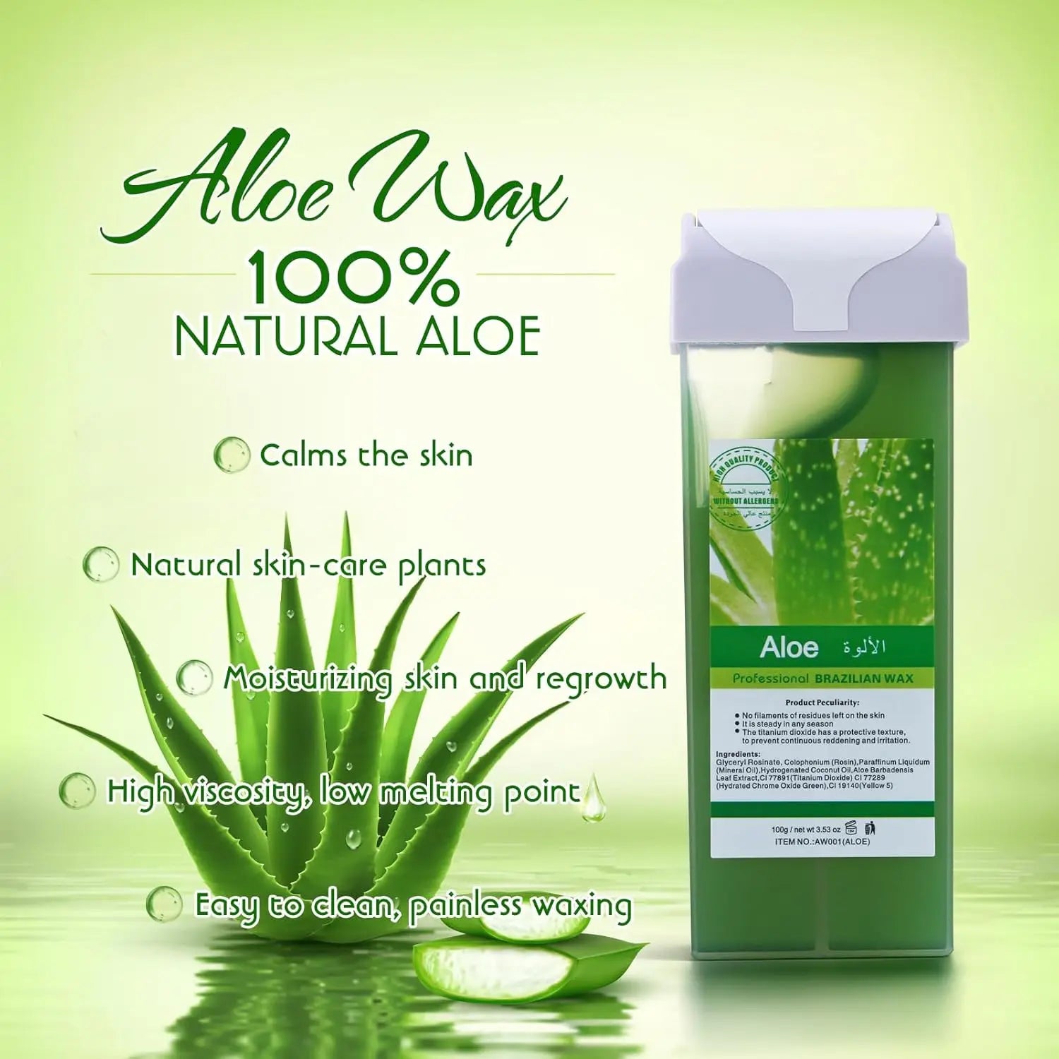 Hair Removal Wax Refill Soft Wax Roller Cartridge