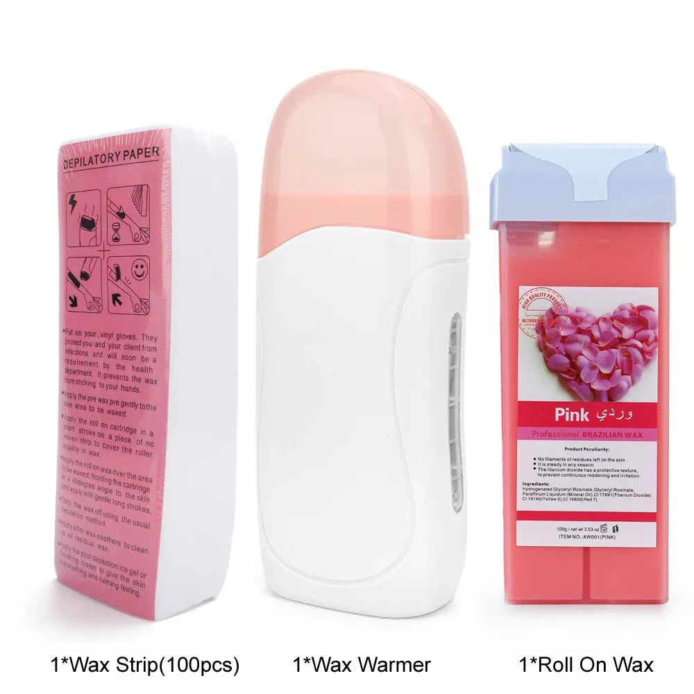 Hair Removal Wax Refill Soft Wax Roller Cartridge