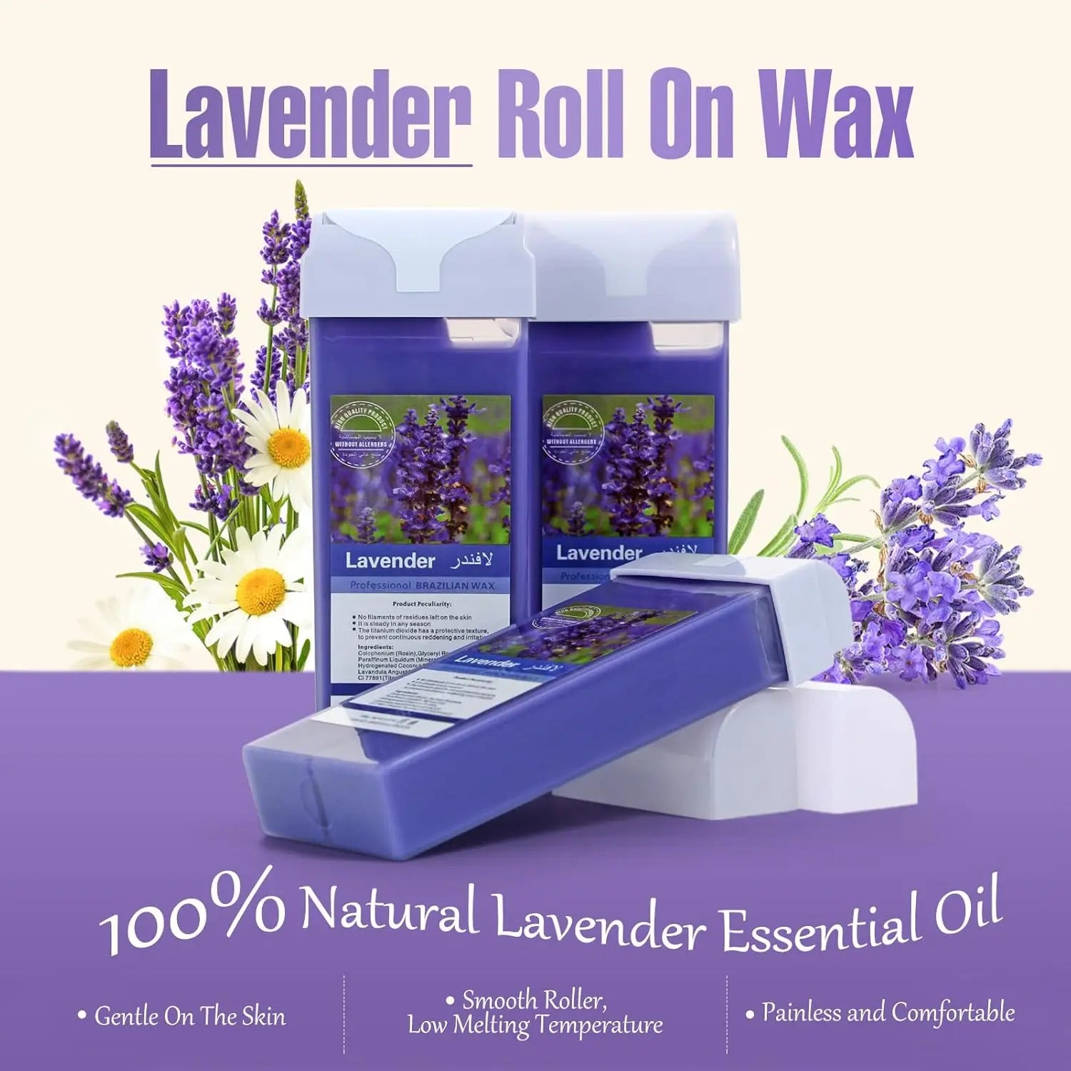 Hair Removal Wax Refill Soft Wax Roller Cartridge