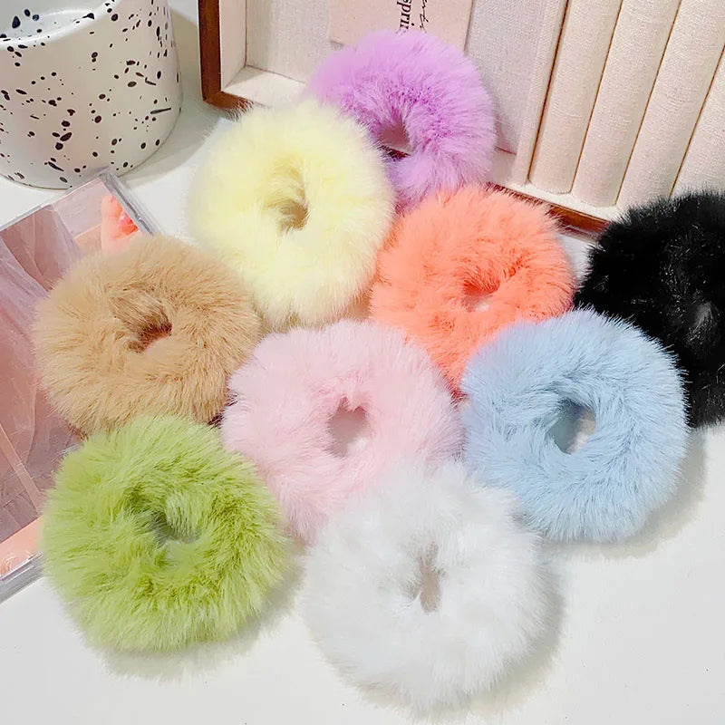 Colorful Fluffy Hair Band