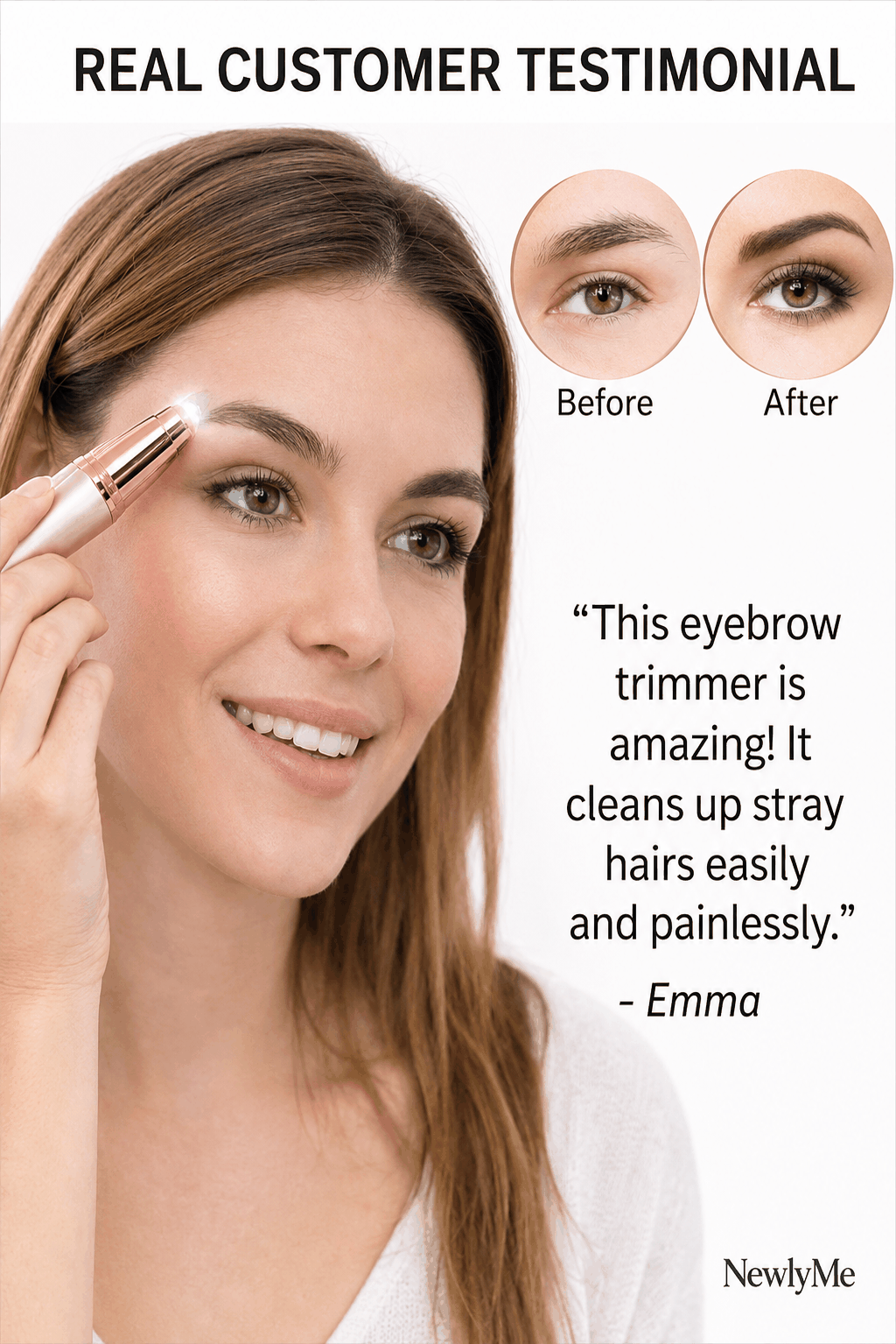 Smart Electric Eyebrow Trimmer Pen