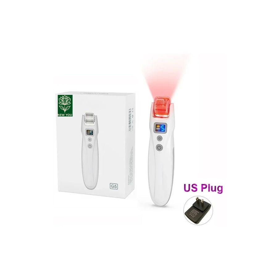 EMS Derma Roller With Red/Blue Light Therapy