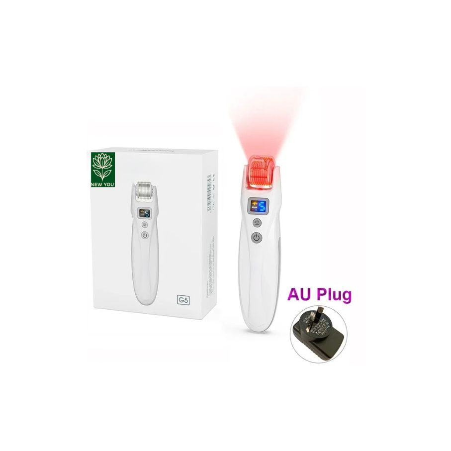 EMS Derma Roller With Red/Blue Light Therapy