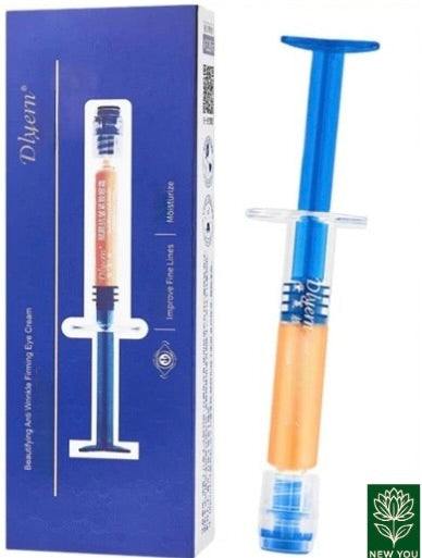 Retinol Wrinkle Remover Face Cream syringe packaging for anti-aging and wrinkle reduction moisturizer