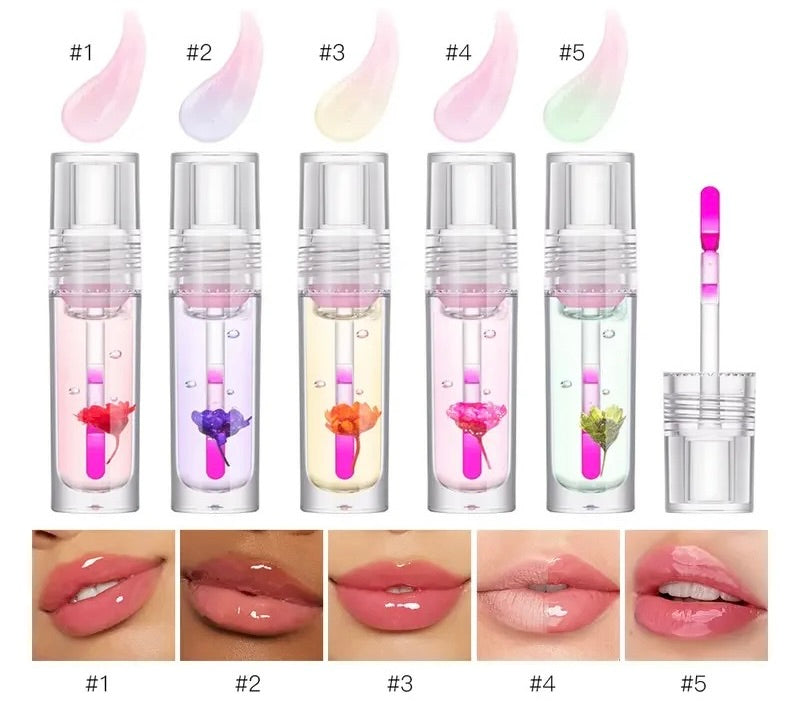 Magic Color Change Flower Lip Gloss