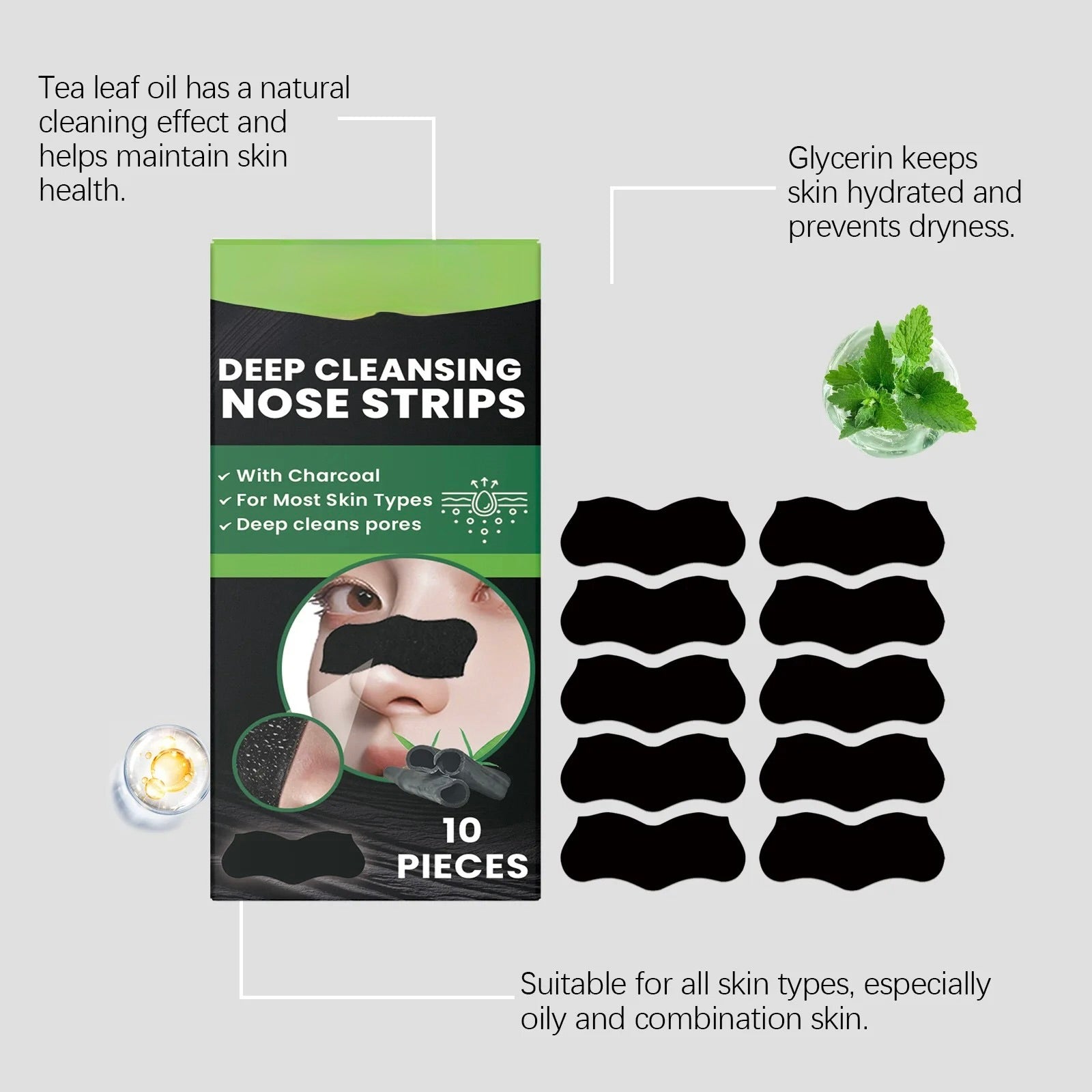 Charcoal Peel-Off Mask for Blackhead Removal – Deep Cleansing Facial Mask for Clear, Smooth Skin