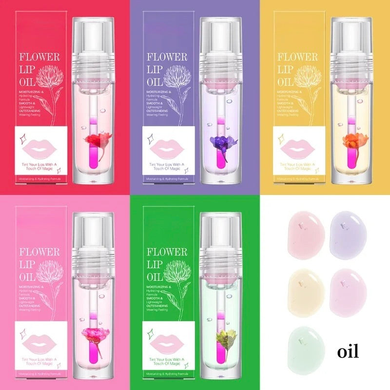 Magic Color Change Flower Lip Gloss