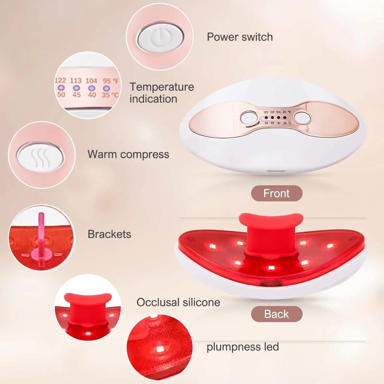 Lip Plumper Red Light Therapy
