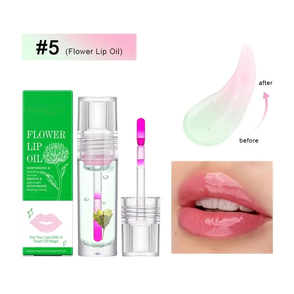 Magic Color Change Flower Lip Gloss