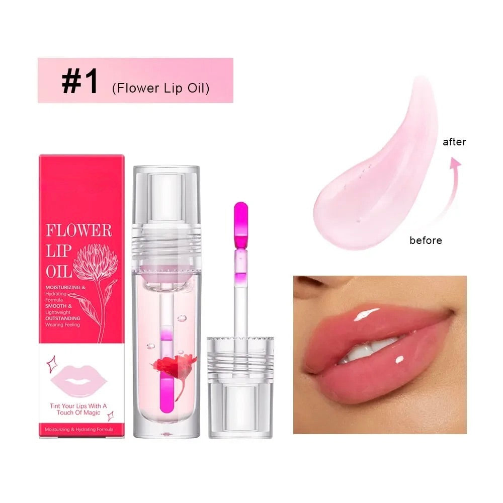 Magic Color Change Flower Lip Gloss
