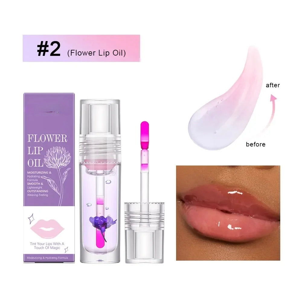 Magic Color Change Flower Lip Gloss